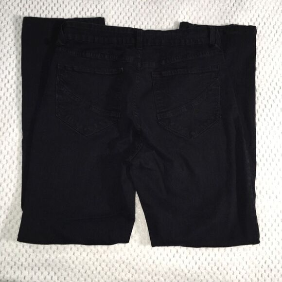 NYDJ Jeans Straight Size 12 Black - Picture 3 of 10